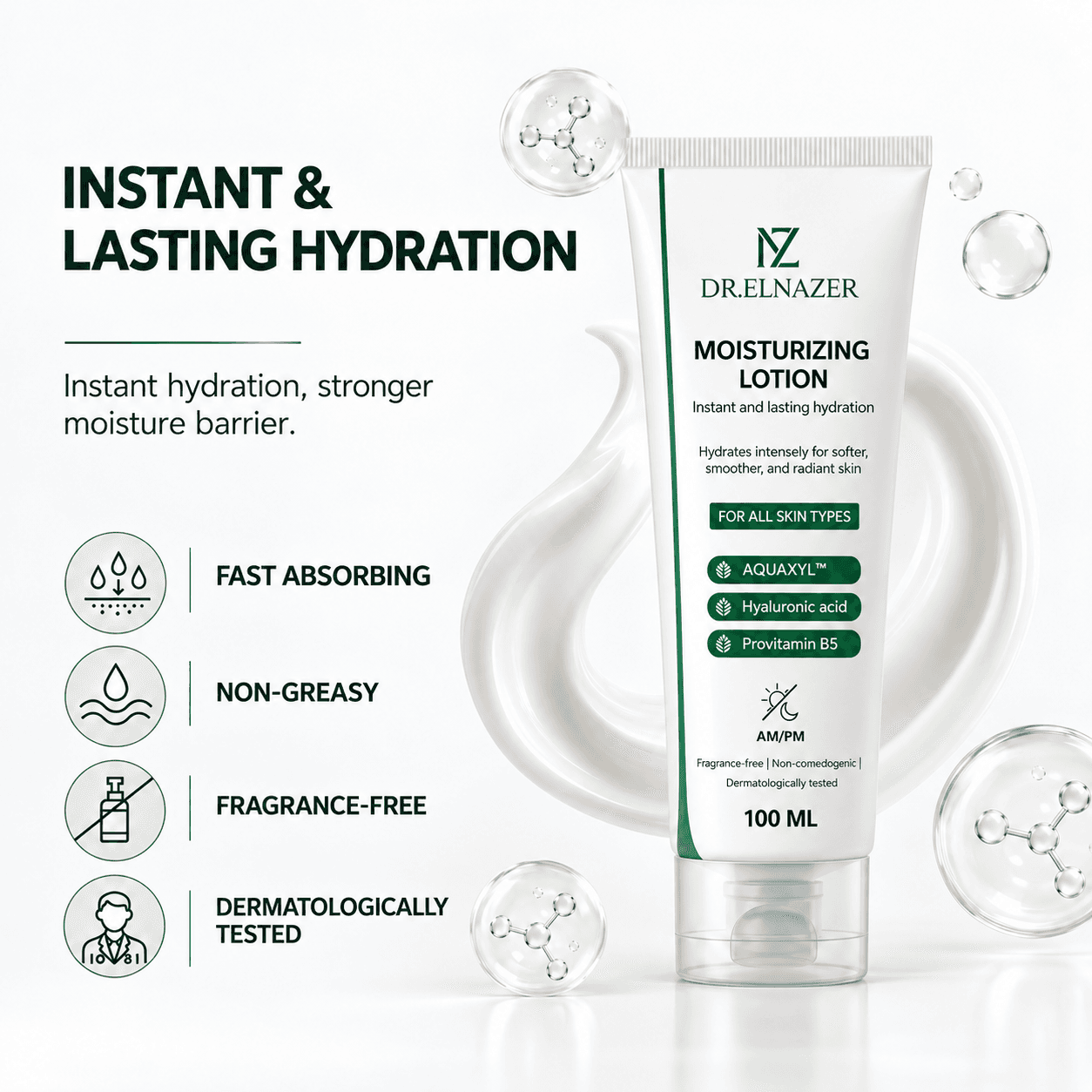 Moisturizing Lotion – Deep & Long-Lasting Hydration, 100 ml