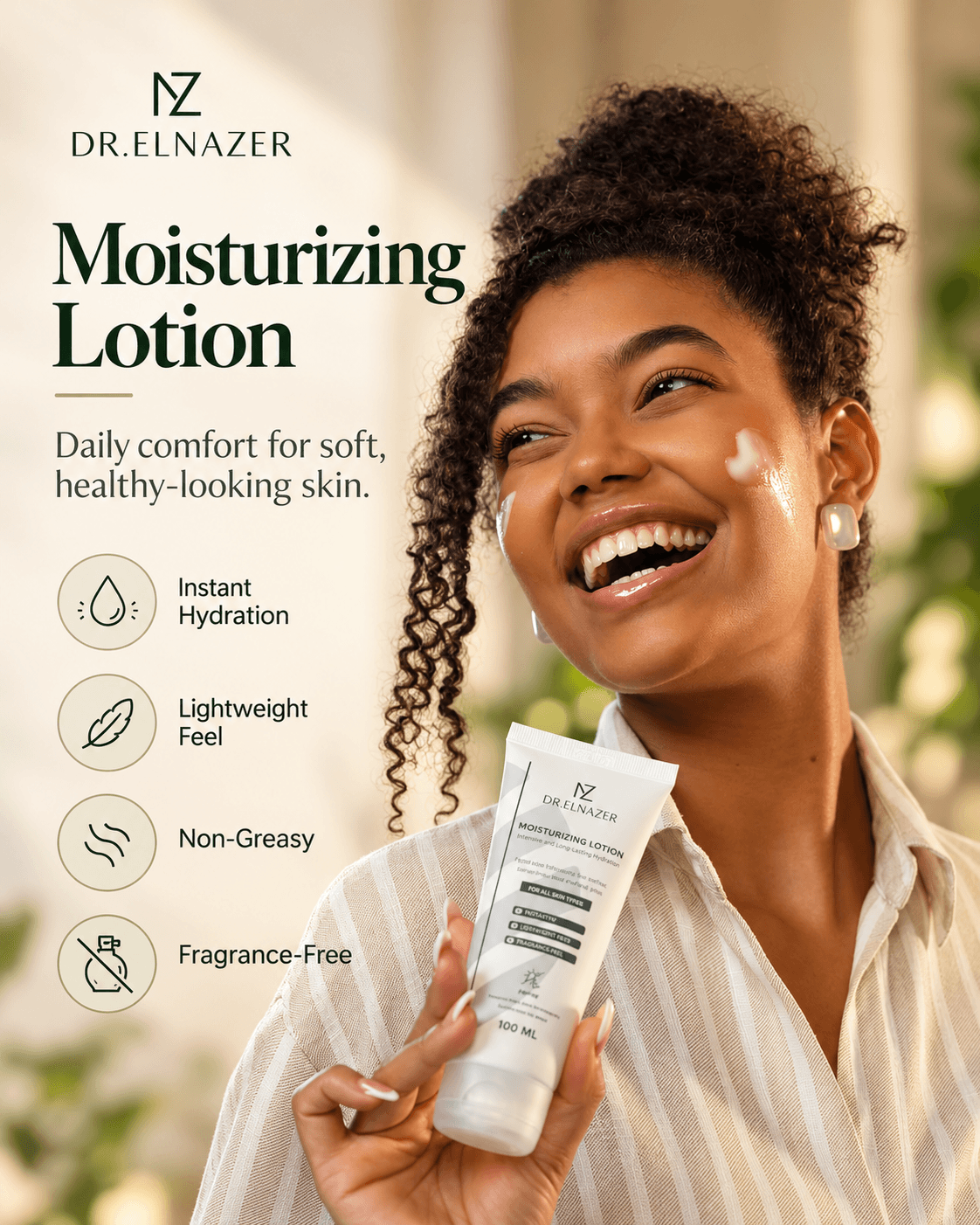 Moisturizing Lotion – Deep & Long-Lasting Hydration, 100 ml