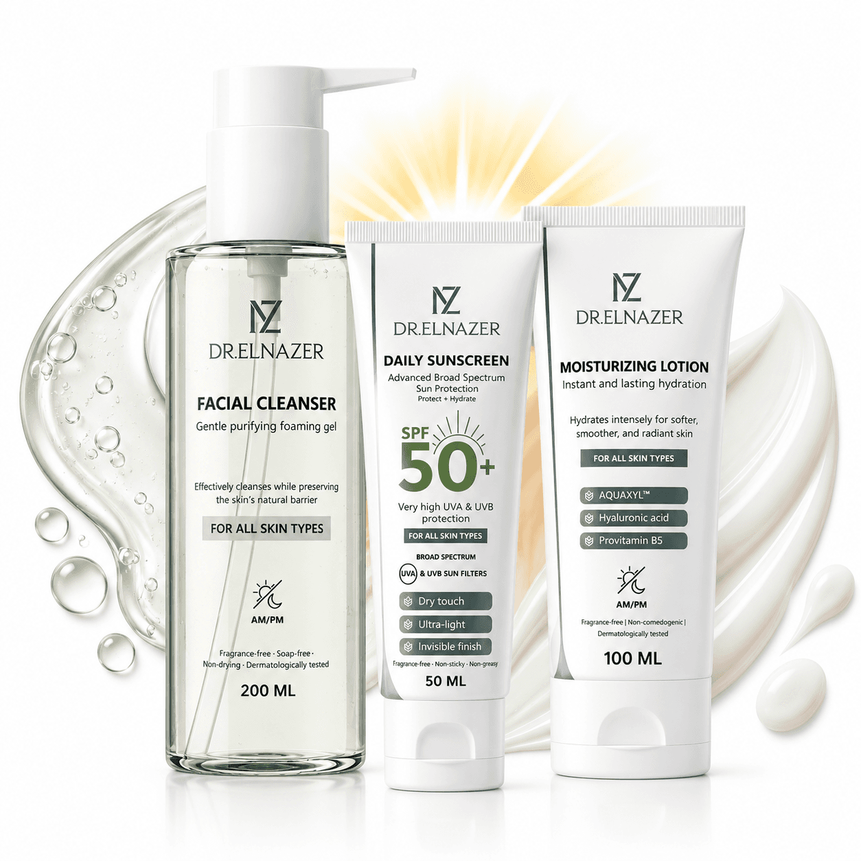 Dr.ELNAZER Skincare Essentials Trio
